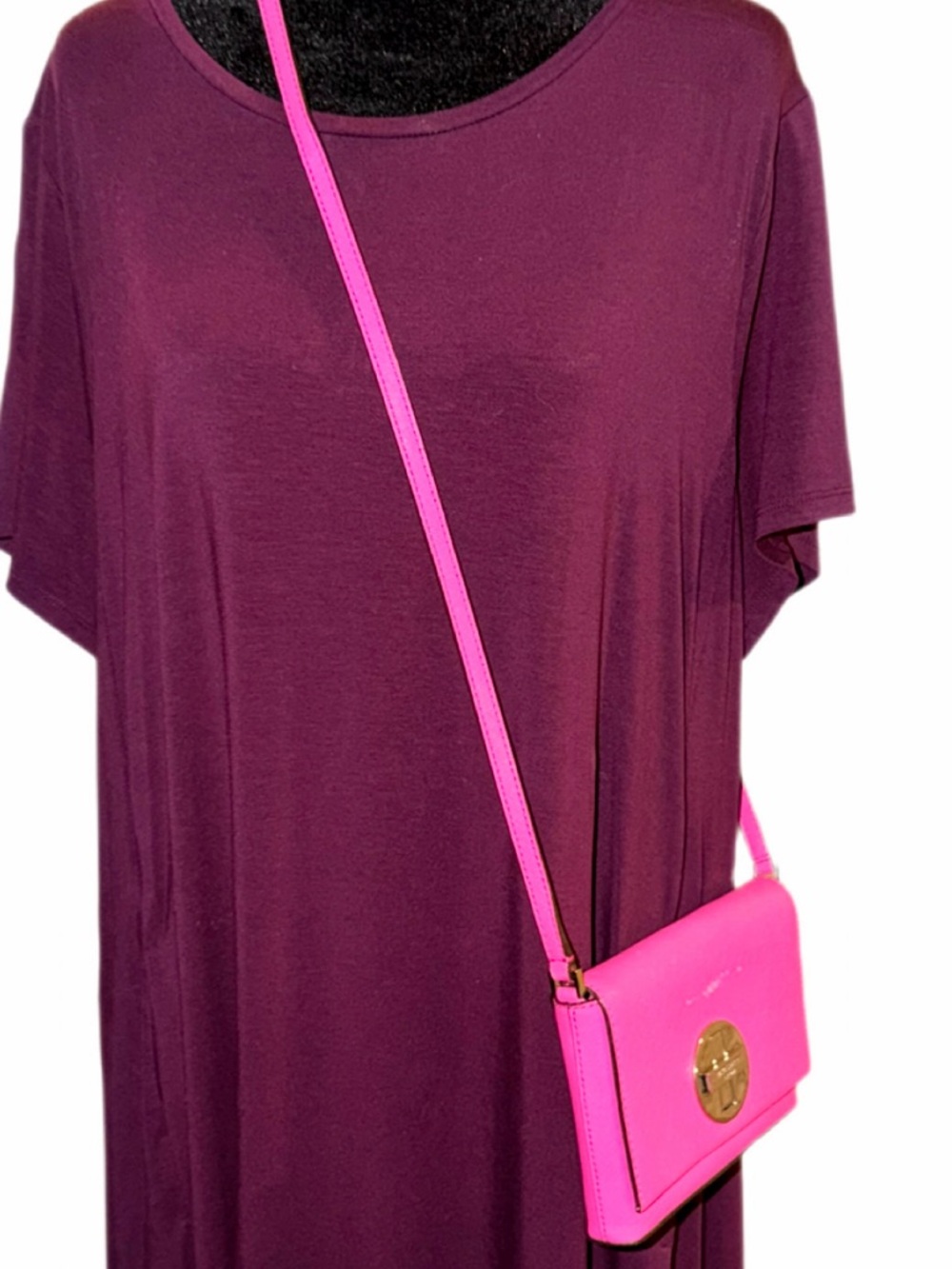 Kate Spade Hot Pink Mini Crossbody bag with flawless long strap - one flaw🩷 - Picture 2 of 16